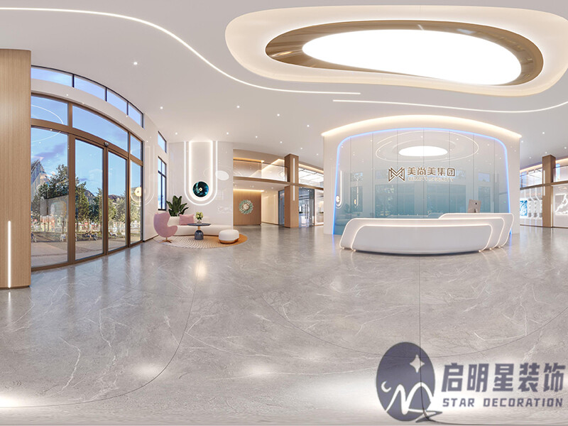 美尚美生物科技辦公室設計裝修